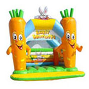 inflatable rabbit bouncers carrot